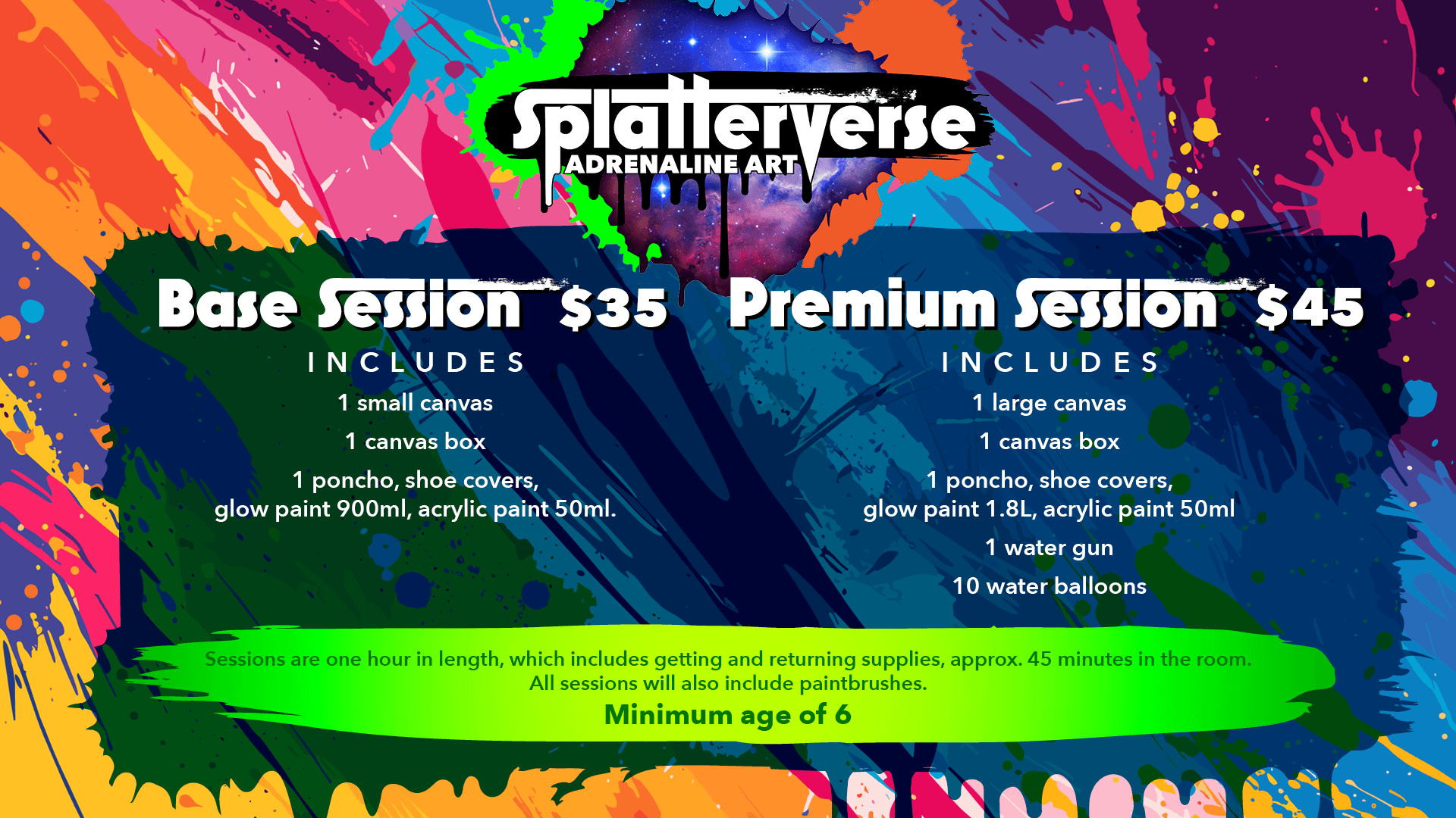 Splatterverse Pricing Options